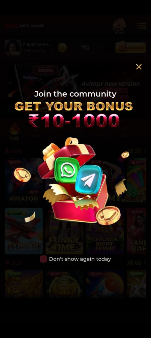MPL Game APK Android application and gaming interface